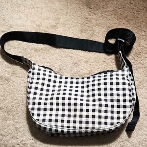 Small gingham baggu